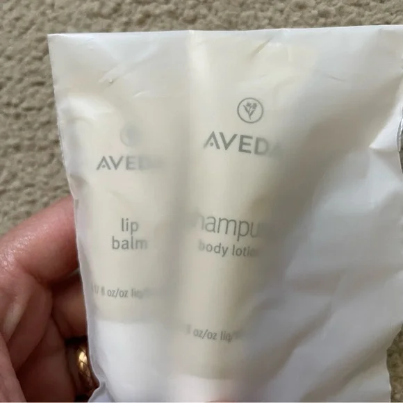 Ettinger London x ANA Airlines with Aveda Amenity Travel Kit Pouch Case Orange - Picture 4 of 4